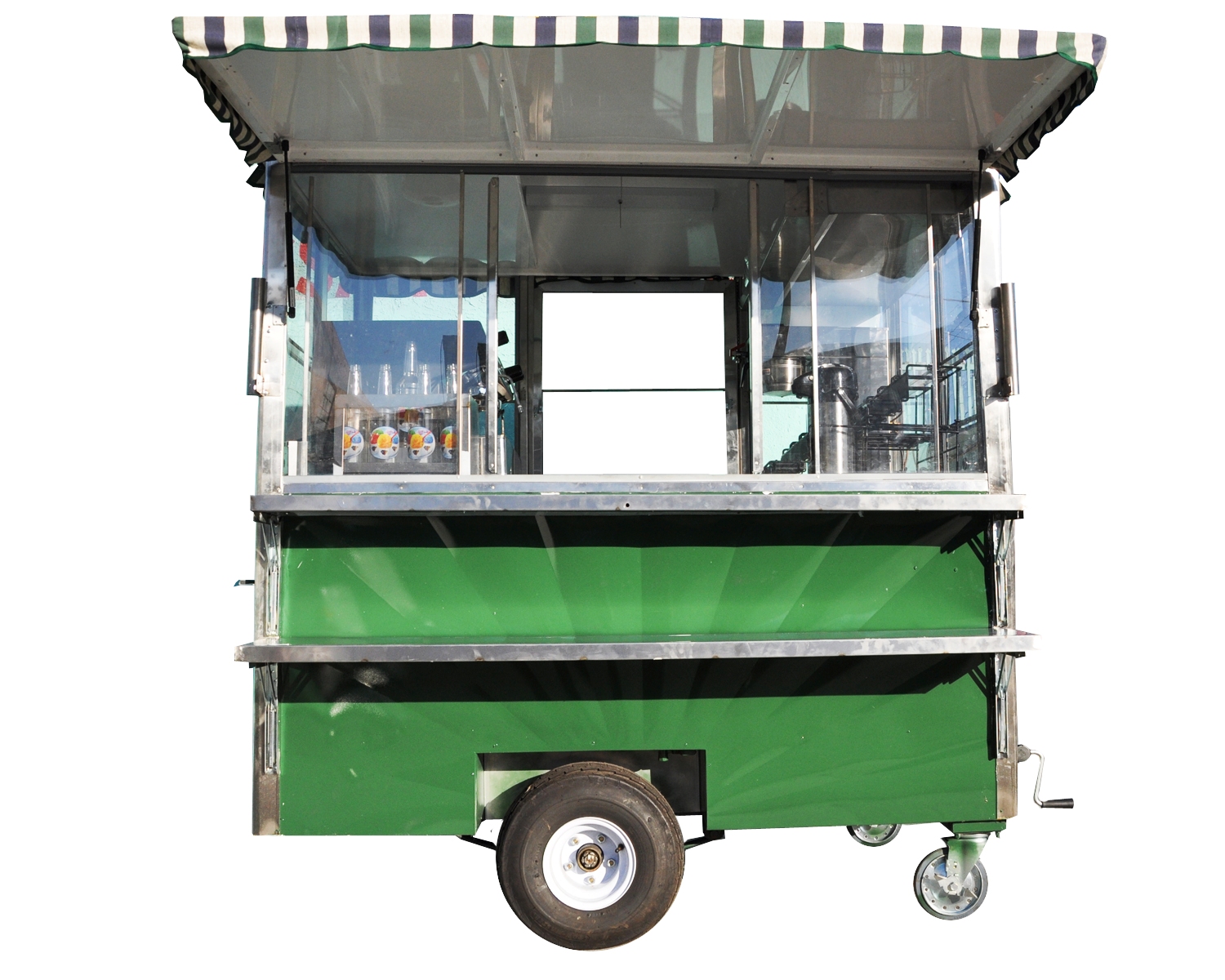 Kareem Carts Commissary & Manufacturing, Co. Coffee Trailer Carts