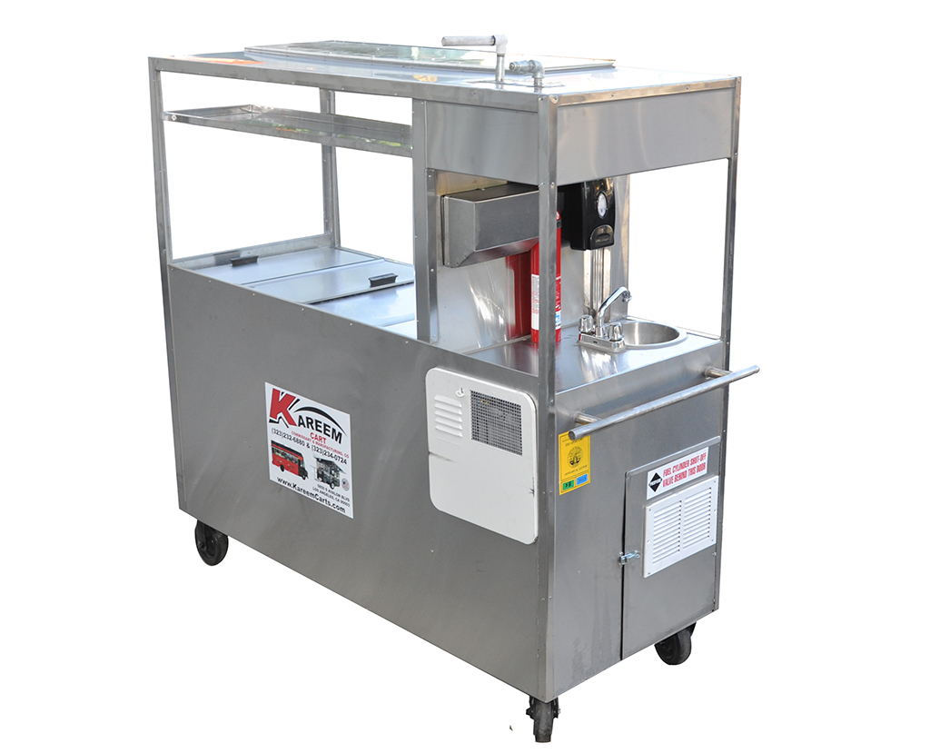 Kareem Carts Commissary & Manufacturing, Co. Ice Cream Push Carts