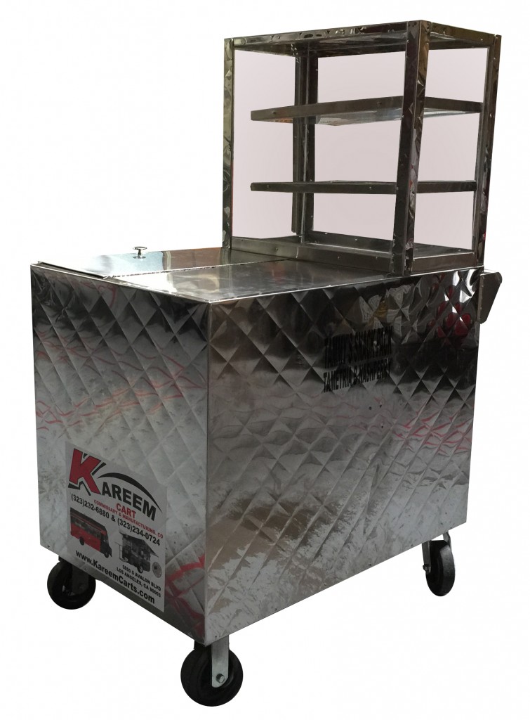 Snacks 'N Sodas Push Cart by Kareem Carts Manufacturing Company