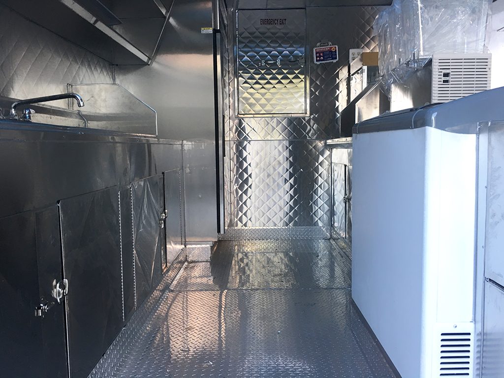 Shaved ice trailer by Kareem Carts Manufacturing Company