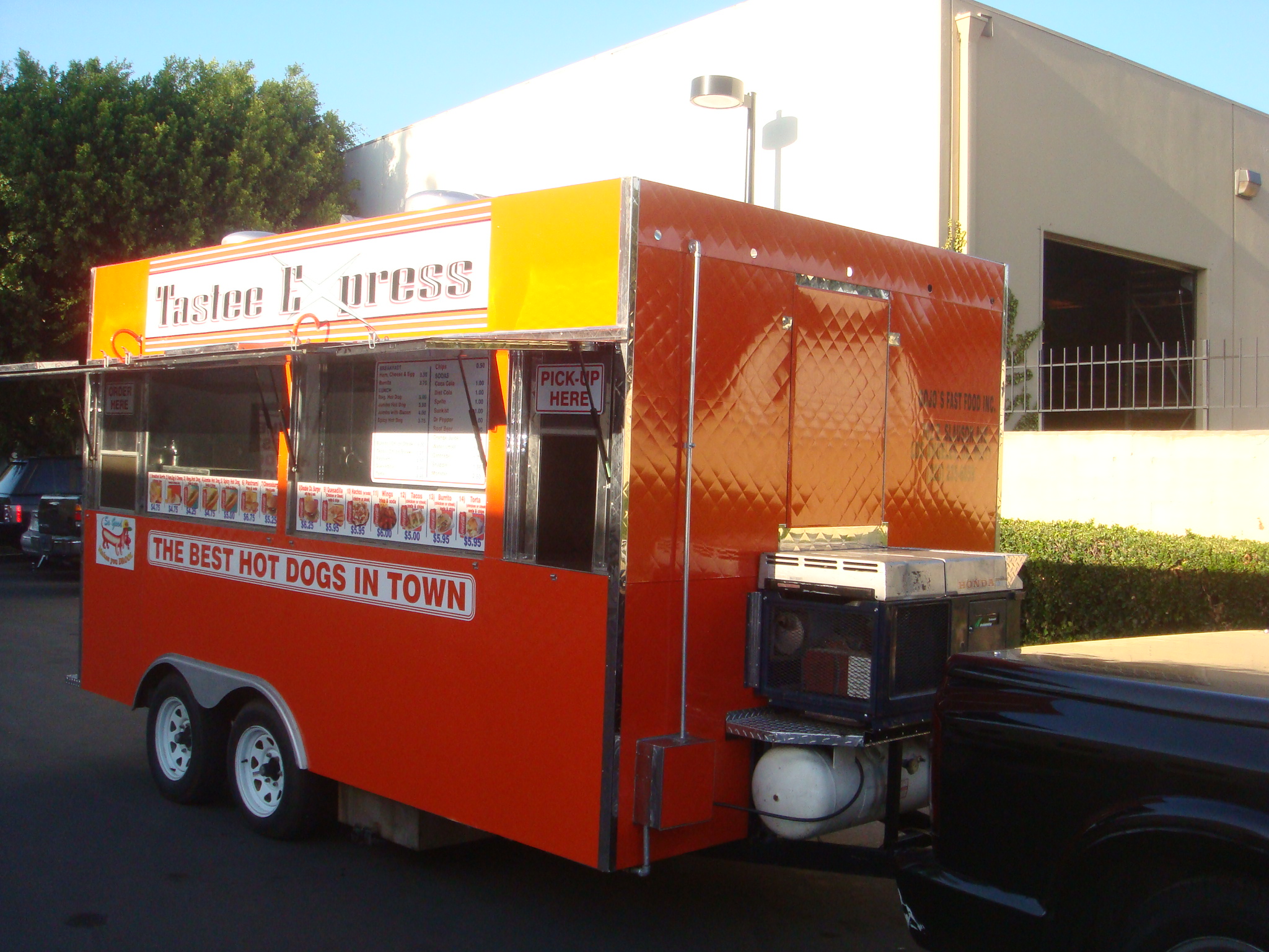 Compact Stepin Trailer Kareem Carts Commissary and Food Truck