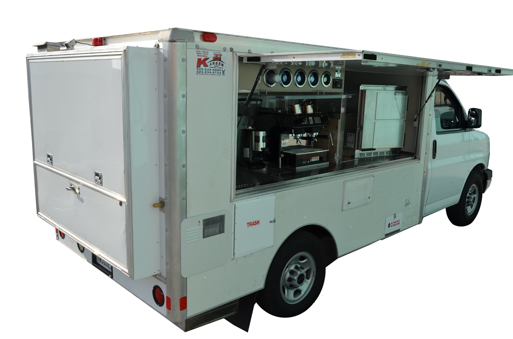 Coffee Carts Manufactured by Kareem Carts Co. in Los Angeles