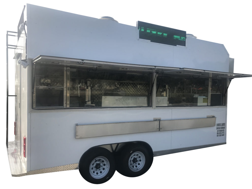 Churros Stepin trailer Kareem Carts Commissary & Manufacturing, Co.